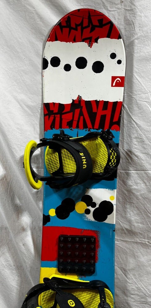 HEAD Rowdy Jr. 138cm Reverse Camber Youth Snowboard Union Cadet