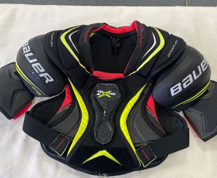 Junior Size Large Bauer Vapor 2X PRO Ice Hockey Player Shoulder Pads