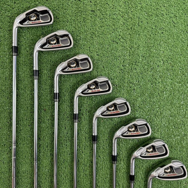 Taylormade Tour Burner Iron Set 4-PW AW Steel 105 Regular Flex Left Handed
