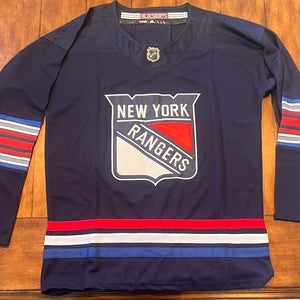 New York Rangers Alternate Adidas Adult 50 Blank Jersey—(NO TAGS)