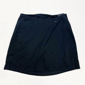 Nike Dry Victory Golf Skort Women's Small Black Skirt BV0253 Pockets