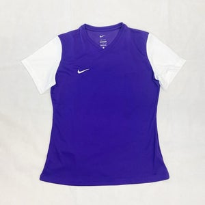 Nike Dri-FIT US Short Sleeve Tiempo Premier II Jersey Women's S Purple DH8235