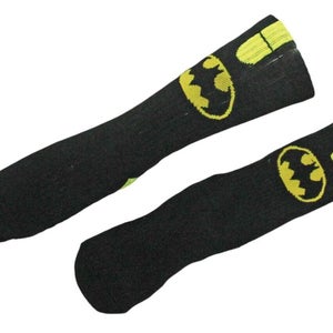 Vintage Batman Dc Comics - Athletic Crew Socks - Adult One Size 2015