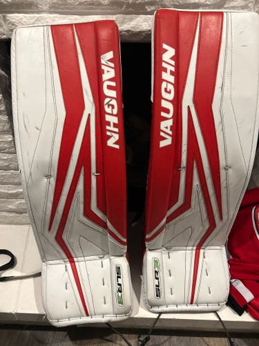 Used  Vaughn SLR3 Pro Goalie Leg Pads