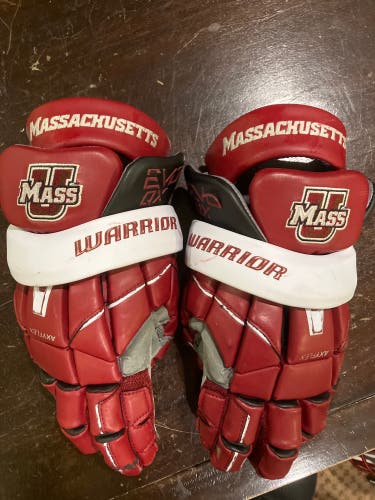 UMass Warrior Extra Large EVO QX Lacrosse Gloves