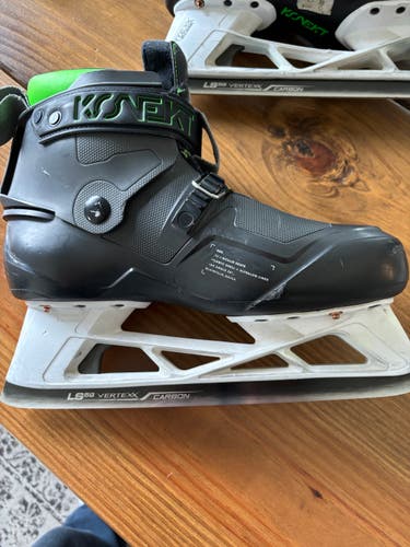 Used Senior Bauer Konekt Hockey Goalie Skates Regular Width 8