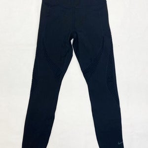 Nike One Mesh Inset Full Length Tight Women's XS Black Legging CZ9936 Yoga Pant