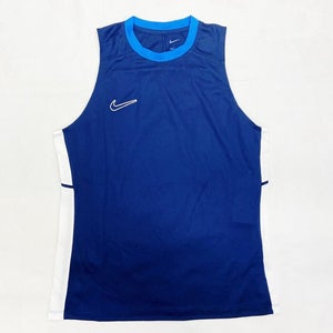 Nike Dri-FIT Sleeveless Soccer Futbol Jersey Women's Medium Navy Blue FZ9749