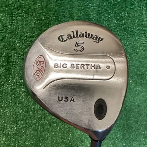 Callaway Big Bertha S2H2 5 Wood Firm Graphite Shaft