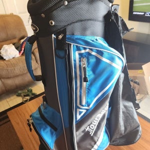 Tour Edge B 370 Stand Bag W/ 7-way Dividers & Rain Cover Missing Loop