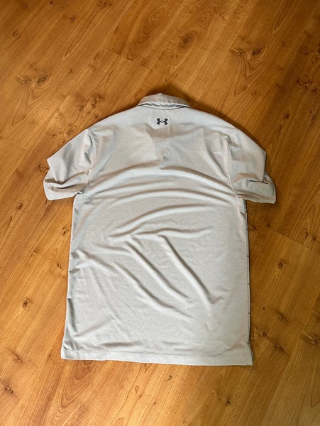 Gray Striped Men's Under Armour Shirt