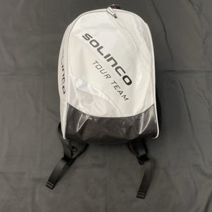 Solinco Tour Team Tennis Racquet Backpack  Whiteout