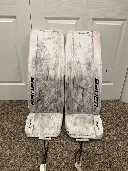 Used Large Bauer Supreme M5 Pro Goalie Leg Pads