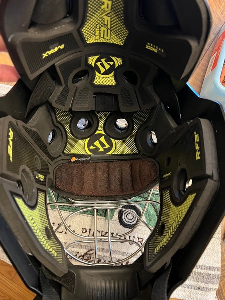 Warrior rf2 goalie mask cert cat eye