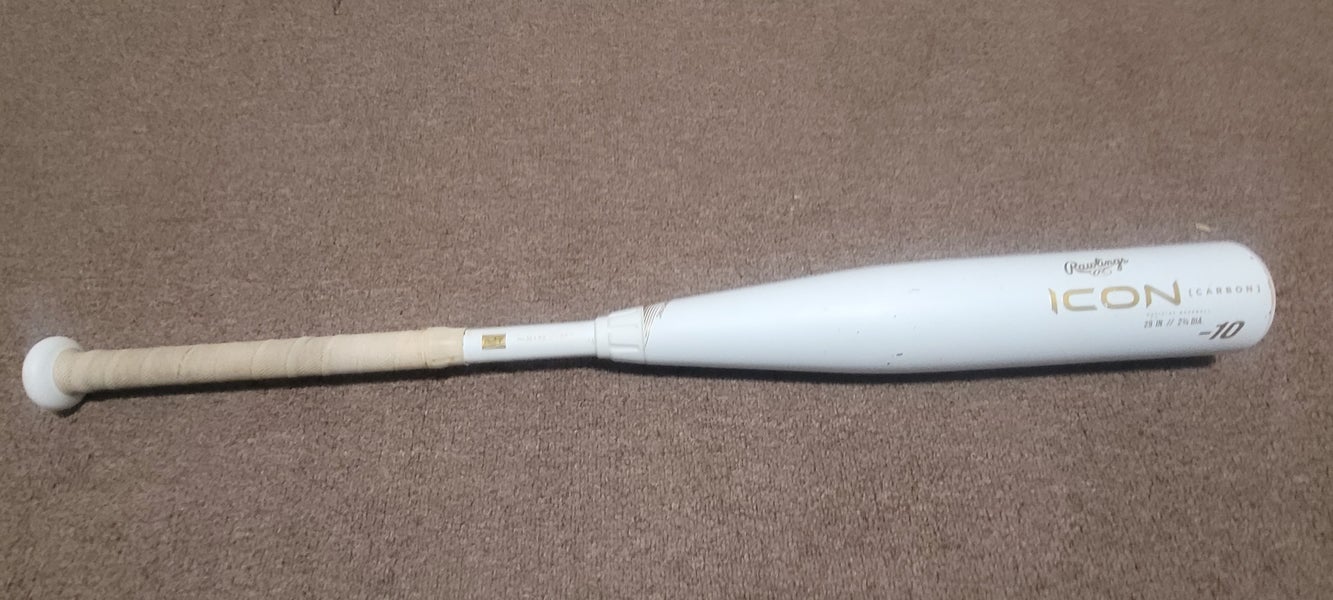 Used 2024 Rawlings Icon USSSA Certified Bat (-10) Composite 29"