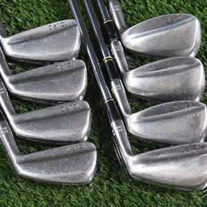 NORTHWESTERN TOUR II MUSSLE BACK BLADES 3-9+S IRONS SET REGULAR FLEX STEEL