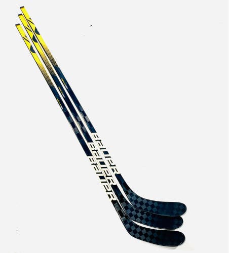 New 3 pack Bauer Nexus GEO (custom yellow) Pro Stock - LH, P28, 87 Flex