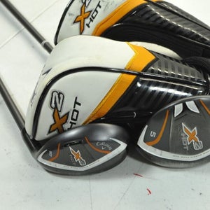 Callaway X2 Hot #5 Fairway Wood and 20* Hybrid Set RH Stiff Graphite # 182797