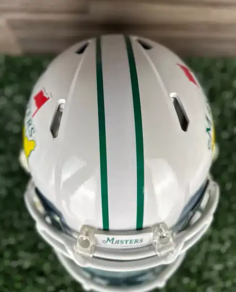 custom football helmet hat PATCH LIGHT DENIM Cheer on your favorite football star in this cute hat The masters Augusta Custom NFL