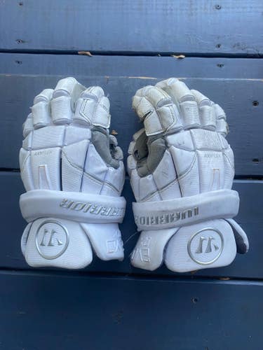 Used Warrior EVO QX Lacrosse Gloves 13"