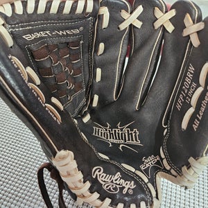 Used Rawlings HFP120BRW Baseball Glove 12" plus ball