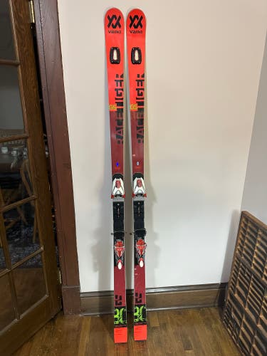 Volkl 188 30 m FIS GS Skis With Marker Bindings