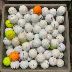 50 Practice Golf Balls / Range Balls / Hit Away Golf Balls - Various Brands
