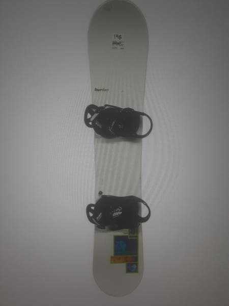 burton charger snowboard 148 Tavola 148cm usata (no attacchi) Weply Used Unisex Burton Charger Snowboard