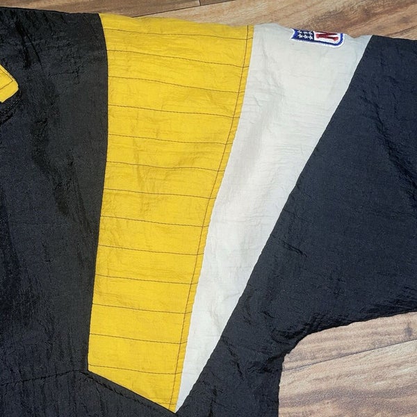 Vintage Pittsburgh Steelers Starter Puffer 1/2 Zip Jacket Size XL Classic Rare