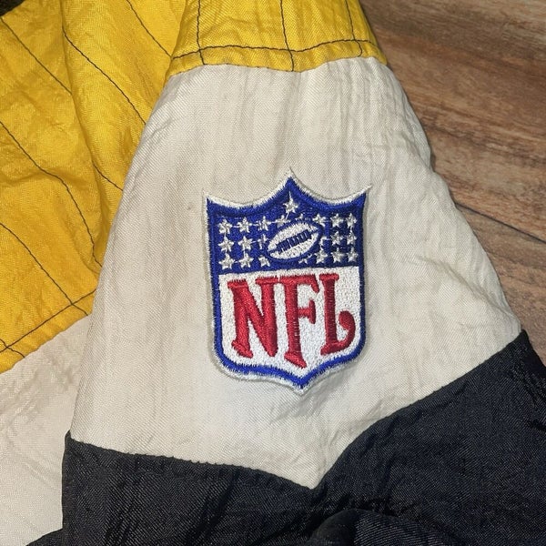 Vintage Pittsburgh Steelers Starter Puffer 1/2 Zip Jacket Size XL Classic Rare