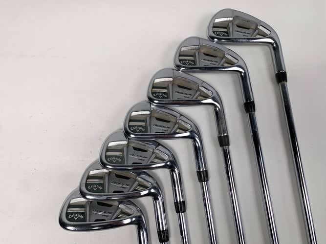 Callaway Rogue Pro Iron Set 4-PW True Temper XP 95 ST15 S300 Stiff Steel Mens RH