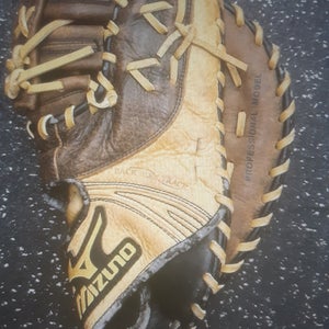 Used Mizuno Right Hand Throw First Base GM275 Baseball Glove 14"