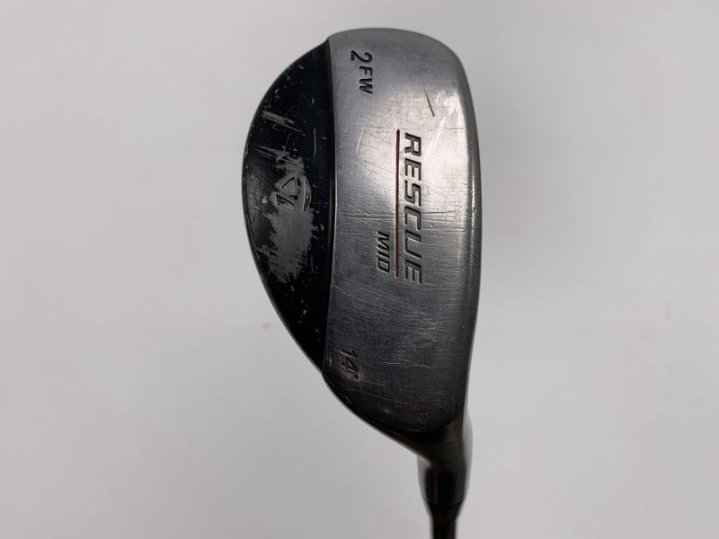 TaylorMade Rescue Mid 2 Fairway Hybrid 14* Fujikura Stiff Graphite Mens RH