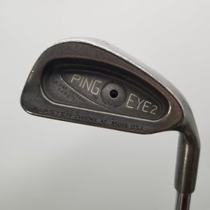 PING EYE 2 4 IRON STIFF KARSTEN STEEL 38.5" BLACK DOT GOOD