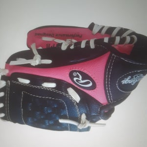 Used Rawlings Right Hand Throw Infield Player series Baseball Glove 10"