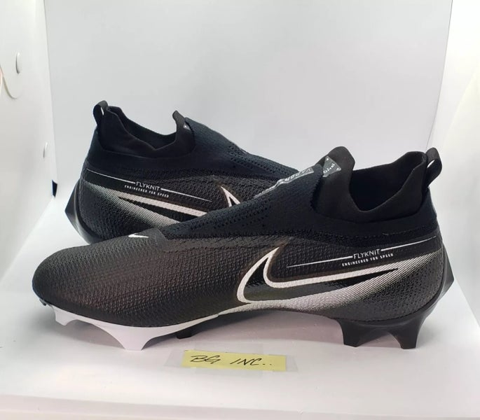 Nike Vapor Edge Elite 360 Men's Size 12 WIDE Black Football Cleats CV6317-001