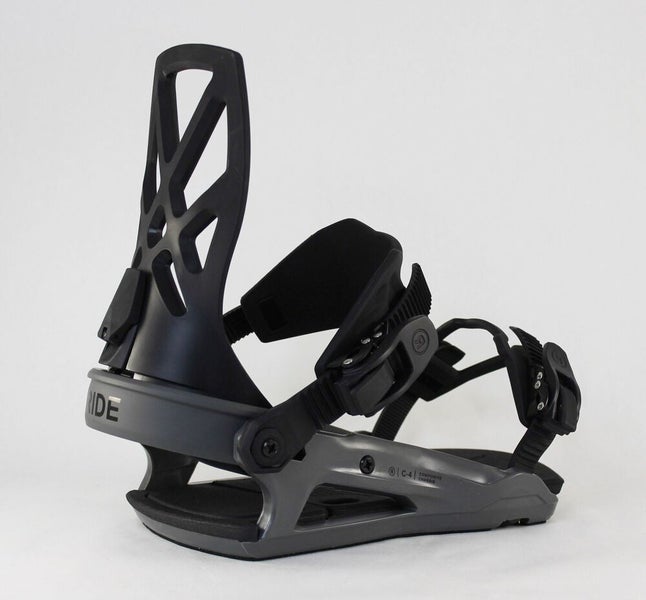 Ride C-4 Snowboard Bindings Medium (Men's US Size 6- 10) Black New 2025