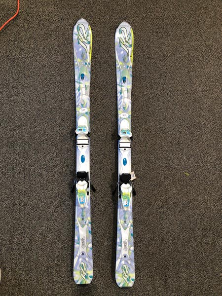 Used 2012 Women's 153cm K2 Superific Skis With Bindings