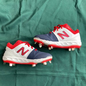 NEW Women's 5.5 New Balance USA THEMED Metal Softball Cleats
