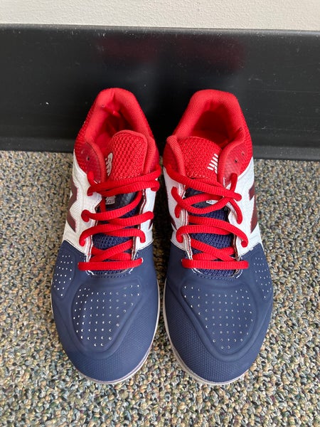 NEW Women's 5.5 New Balance USA THEMED Metal Softball Cleats