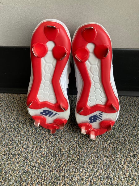 NEW Women's 5.5 New Balance USA THEMED Metal Softball Cleats