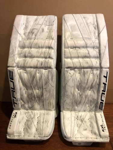 Used 2023 33" True Catalyst 7X3 Goalie Leg Pads