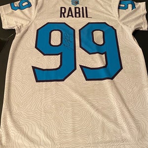 Signed Paul Rabil Atlas Adidas Lacrosse Shirt