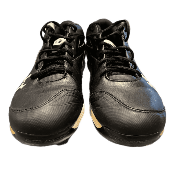 Used Under Armour 1206176-001 BB/SB Cleats Black Senior 11.5 11730-S000052269