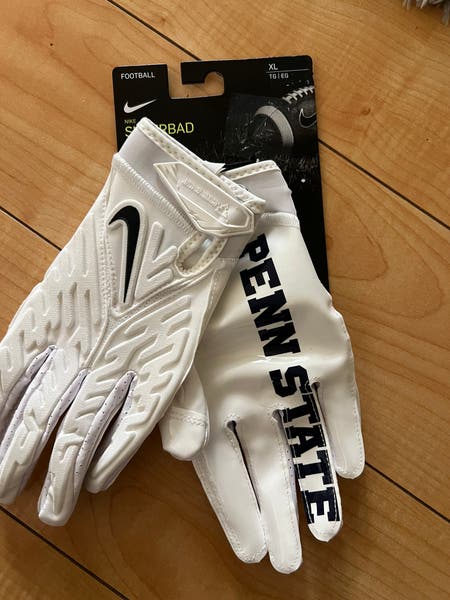 Nike Superbad Gloves L ホワイト　アメフト Nike Superbad 5.0 Alpha Football Gloves Men White/White