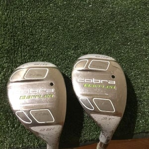 Cobra Ladies Baffler T-Rail Hybrids Set (5H & 6H) 50g Graphite Shafts