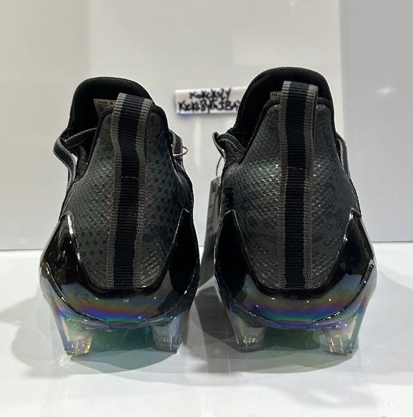 Adidas Adizero 11.0 Football Cleats Black Purple Size 10.5 Mens FZ1160 Comics