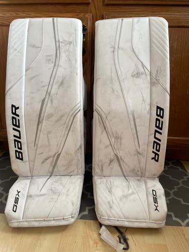 Used 30" Bauer GSX Goalie Leg Pads