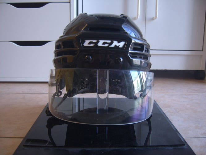 Excellent Lightly Used CCM Super Tacks X Pro Stock Helmet sz Large w/NHL Decal
