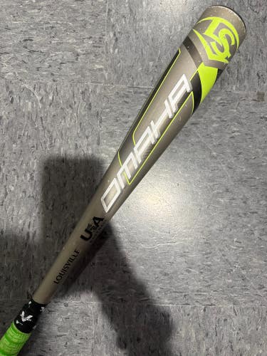 Used 2020 Louisville Slugger Omaha 5 Bat USABat Certified (-10) Alloy 17 oz 27"